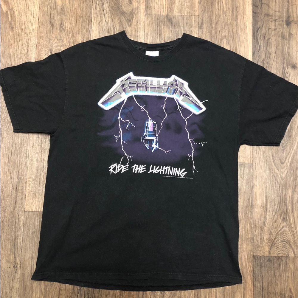 Metallica ride the lightning t shirt “07